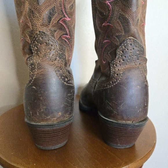 Justin Women's Boots: SVL7319 Sevana Coffee Brown - Picture 6 of 11